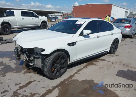 2014 BMW M5 from USA, damaged, VIN WBSFV9C55ED097499